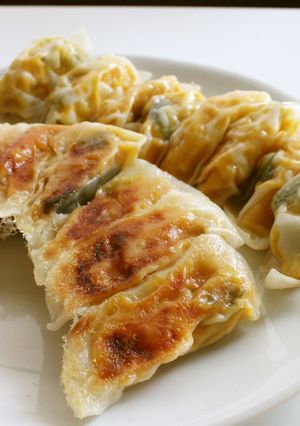 夏休みランチおやつ！マヨ風味かぼちゃ餃子-レシピのメイン写真