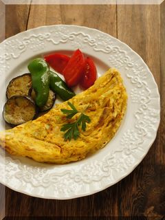 * インド風 ♥ サブジ・オムレツ♪-レシピのメイン写真