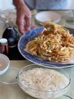 たまねぎと桜えびのかき揚げそうめん-レシピのメイン写真