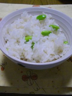 今夜は枝豆ご飯♪-レシピのメイン写真