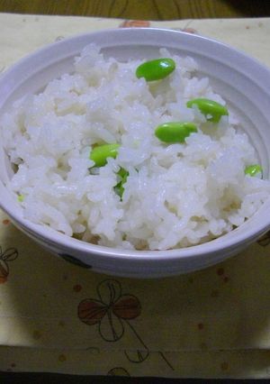 今夜は枝豆ご飯♪-レシピのメイン写真