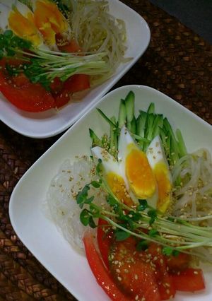 冷たい♪冷やし中華みたいな春雨サラダ-レシピのメイン写真