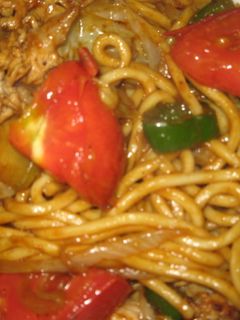 夏野菜のカレー焼きそば-レシピのメイン写真