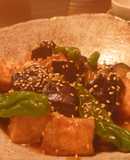 絹厚揚げと茄子のさっと煮炒め