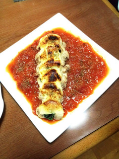 ☆ロールチキンのトマトソース☆-レシピのメイン写真