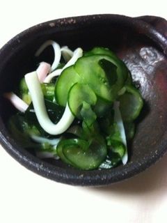 きゅうりとワカメの酢の物-レシピのメイン写真