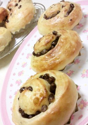 ◎あずきの甘納豆で豆パンを作ろう◎-レシピのメイン写真