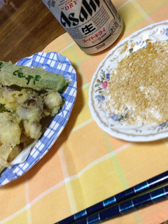 超簡単 ゴーヤ天ぷら・・・カレー塩で-レシピのメイン写真