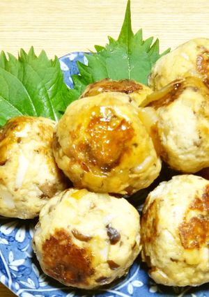 ☺鶏肉とはんぺんのふわふわ団子☺-レシピのメイン写真