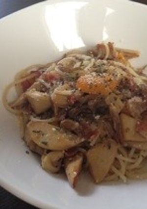 エリンギとベーコンのパスタ-レシピのメイン写真