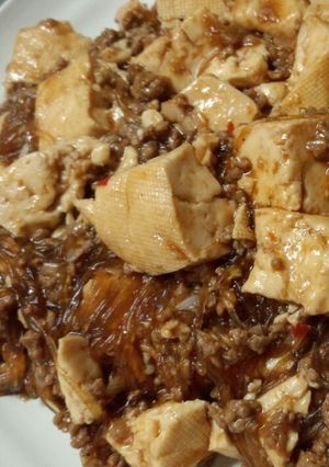 麻婆春雨豆腐-レシピのメイン写真