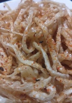 【簡単おつまみ】かまぼこ焼きのマヨ炒め-レシピのメイン写真