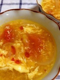 ふんわり玉子の旨トマトスープ♪-レシピのメイン写真