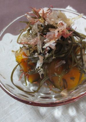かぼちゃときざみ昆布の和風煮物-レシピのメイン写真