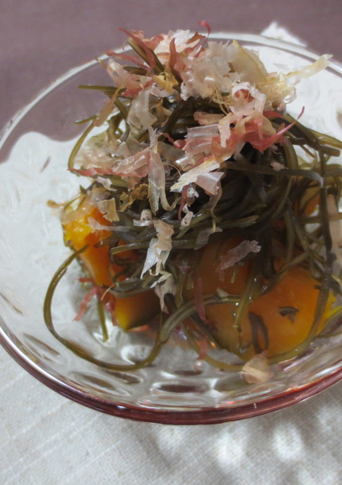 かぼちゃときざみ昆布の和風煮物-レシピのメイン写真