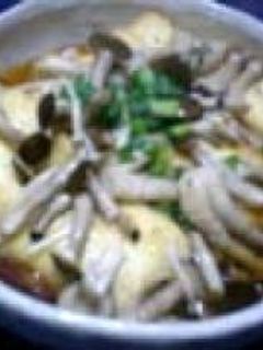 簡単♪揚げ出し風豆腐のきのこあんかけ-レシピのメイン写真
