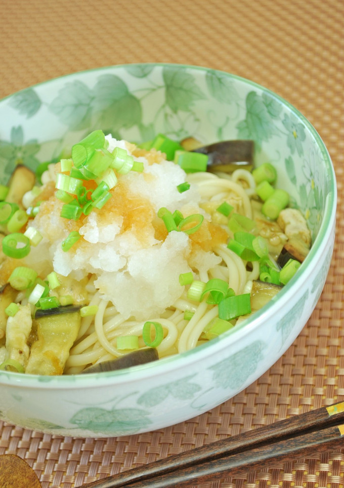簡単＊ナスと大根おろしの冷やしうどん-レシピのメイン写真
