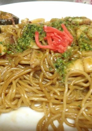 イカ(日清)焼きそば-レシピのメイン写真