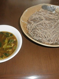 暑い日に! カレーざるそば-レシピのメイン写真