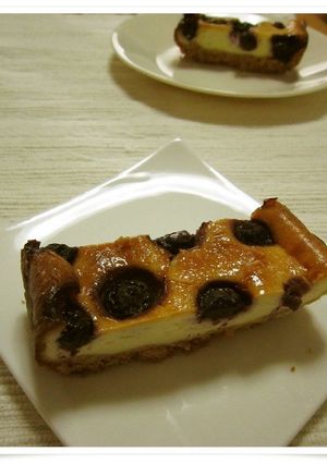 パウンド型☆簡単ブルーベリーチーズケーキ-レシピのメイン写真