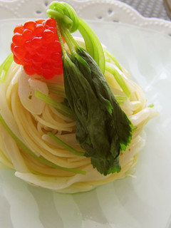 イカそうめんの和風冷製パスタ-レシピのメイン写真