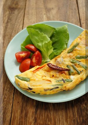 * 四川風 ♥ 中華野菜オムレツ♪-レシピのメイン写真