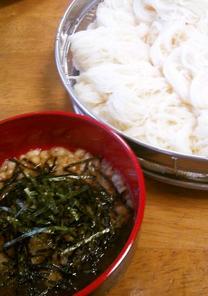 簡単とろろそうめん-レシピのメイン写真