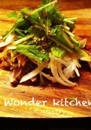 カツオのたたき〜ニンニクスタミナ中華味〜-レシピのメイン写真