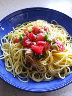 トマトとオクラの冷製パスタ-レシピのメイン写真