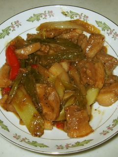 豚バラ肉の煮付け(酢豚風)-レシピのメイン写真