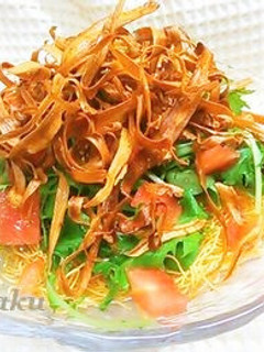 Wのパリパリ食感!満腹サラダ-レシピのメイン写真