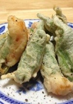 海老を抱きしめたししとうのフリット-レシピのメイン写真
