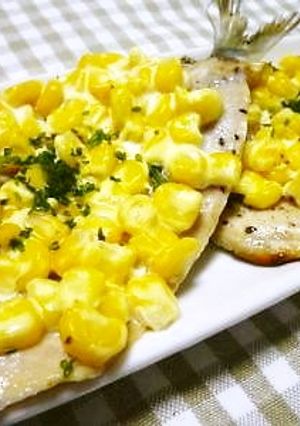 いわしのコーンマヨ焼き-レシピのメイン写真