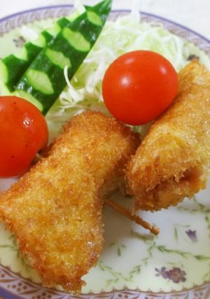 ☆チーズinハムカツ☆可愛い♡お弁当にも-レシピのメイン写真