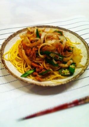 簡単♡シーチキンとオクラのパスタ-レシピのメイン写真