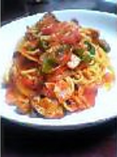いろいろ野菜のトマトソースパスタ-レシピのメイン写真