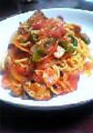 いろいろ野菜のトマトソースパスタ-レシピのメイン写真