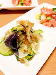 簡単!揚げなすとみょうがのさっぱりサラダ-レシピのメイン写真