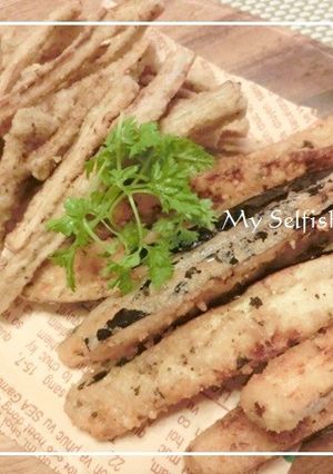 おつまみに♬茄子のバジルチーズスティック-レシピのメイン写真