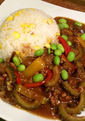 とうもろこしごはん＆夏野菜こくまろカレー-レシピのメイン写真