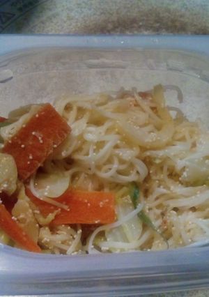 そうめんの明太炒め-レシピのメイン写真