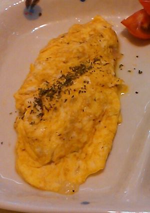玉ねぎとツナのオムレツ-レシピのメイン写真