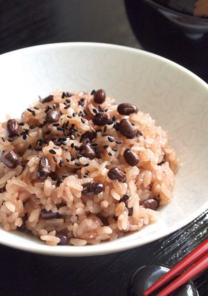 小豆&炊飯器で♪簡単お赤飯-レシピのメイン写真