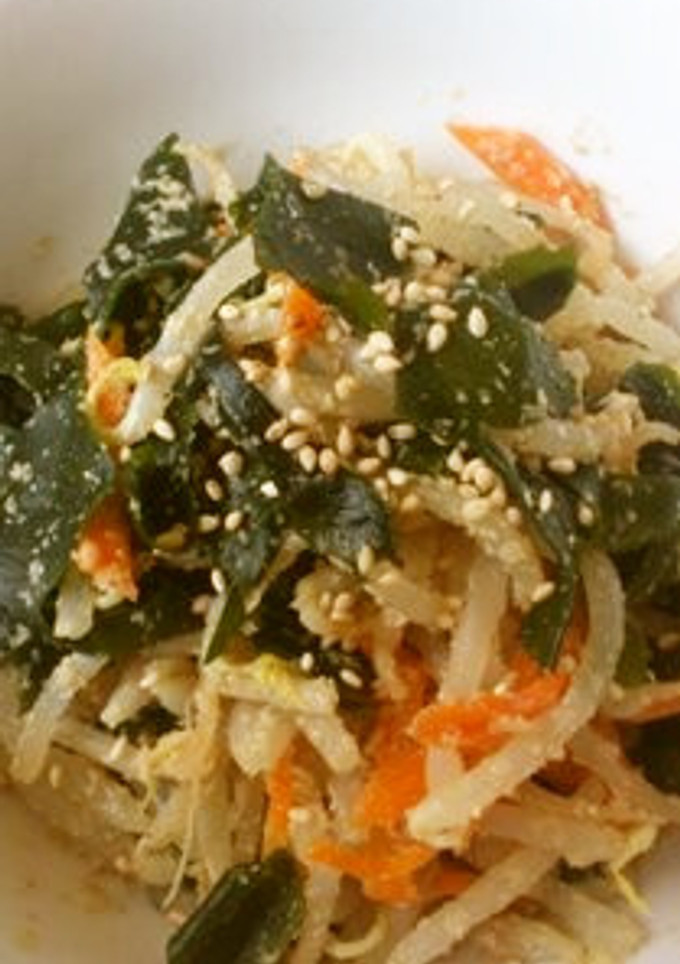 もやしの胡麻和えめんつゆマヨ味-レシピのメイン写真