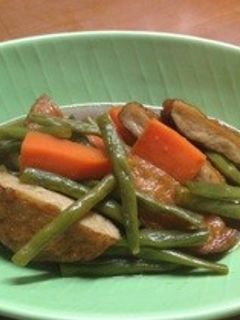 いんげんとさつま揚げの煮物-レシピのメイン写真