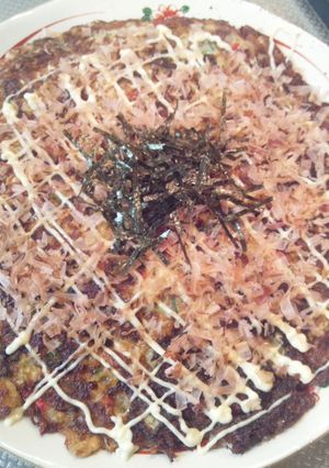 オクラと長芋のふわトロお好み焼き風-レシピのメイン写真