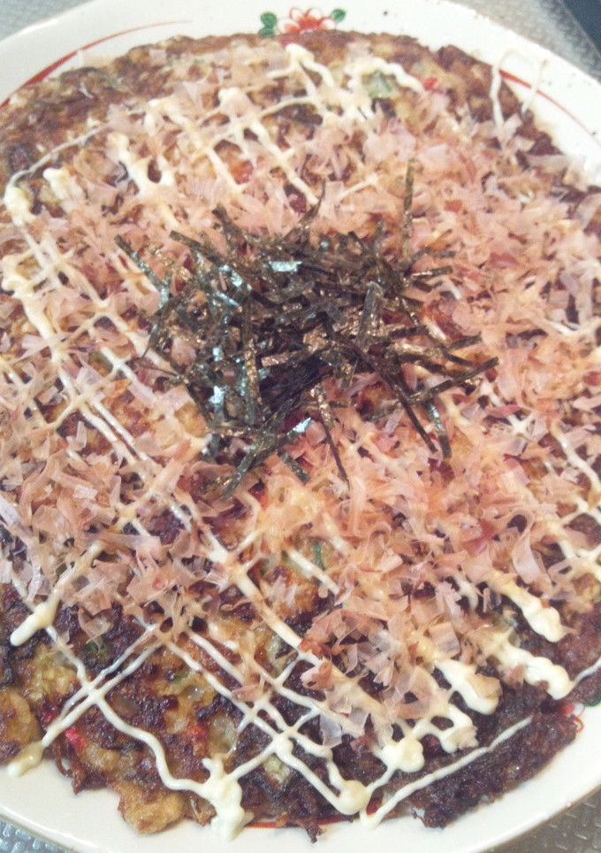 オクラと長芋のふわトロお好み焼き風-レシピのメイン写真