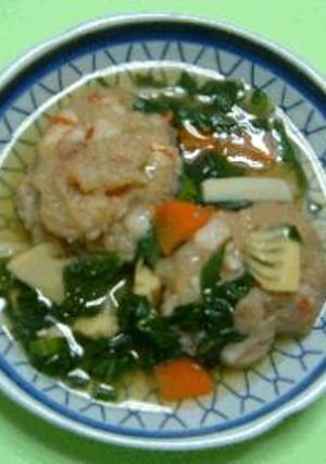 蓮根団子の野菜あんかけ-レシピのメイン写真