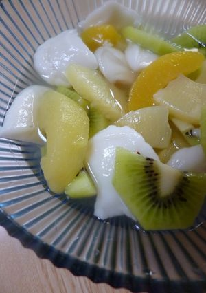 白玉だんご入り・フルーツポンチ-レシピのメイン写真