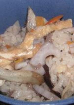 我が家流かしわ飯-レシピのメイン写真